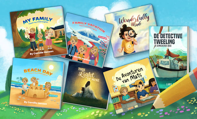create children story book illustrations