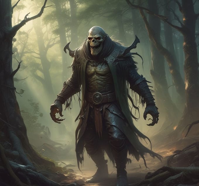 fantasy horror and fantasy horror character