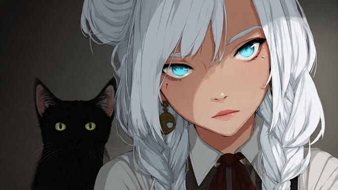 draw anime character and your oc