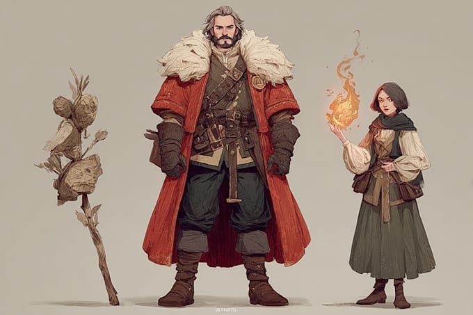 dnd character art and dnd character art