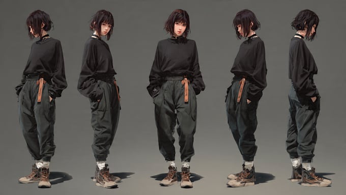 do semi realistic character design