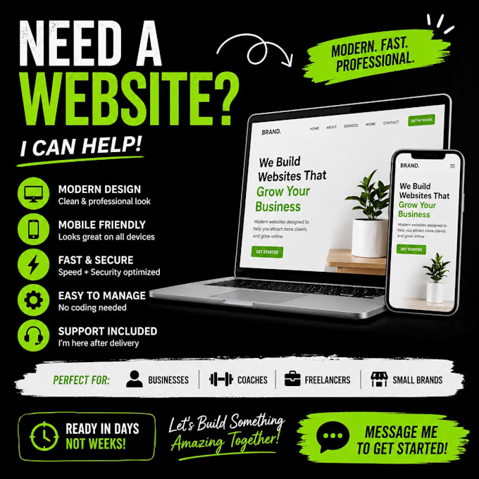 launch your website without stress or coding