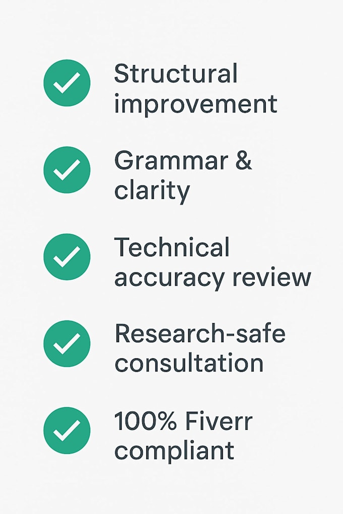 technical document review and editing by iit research specialist