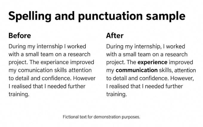 proofread your existing sop or personal statement