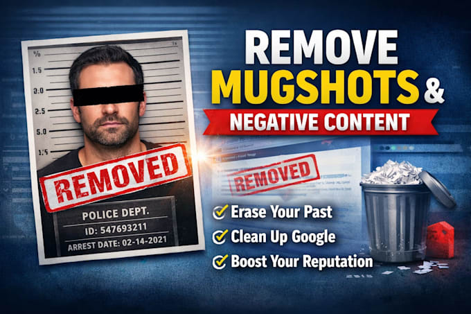 remove mugshots, negative articles, and unwanted links from google