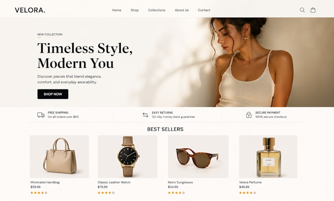 shopify store design redesign shopify dropshipping store shopify theme install