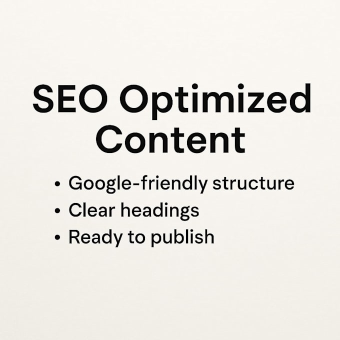 write SEO optimized business and marketing blog articles