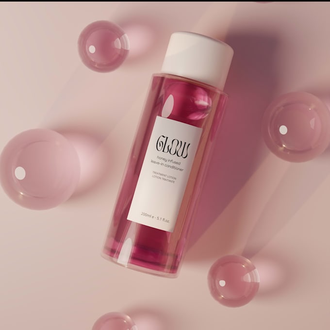 create 3d product renders with package, label design and animation in blender