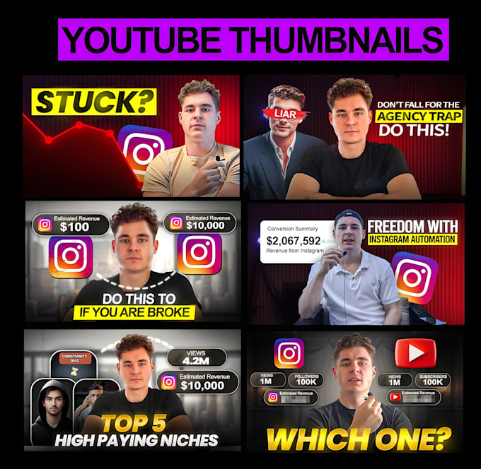 high CTR youtube thumbnail design for more clicks