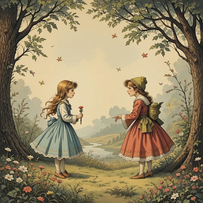 create fairy tale illustrations