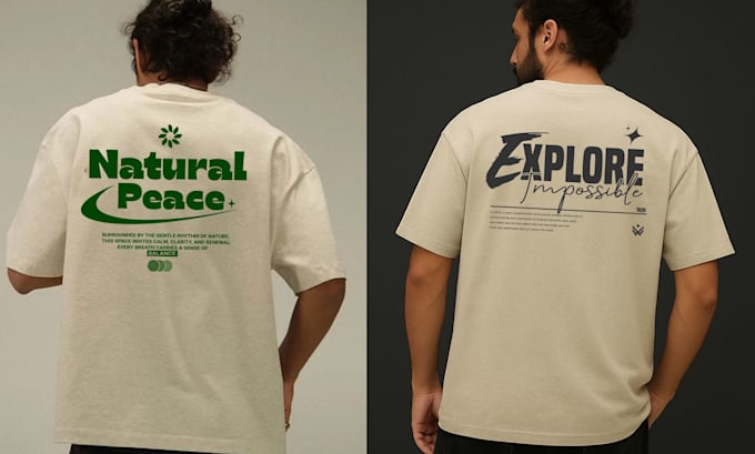 do modern, bold minimalist typography t shirt design