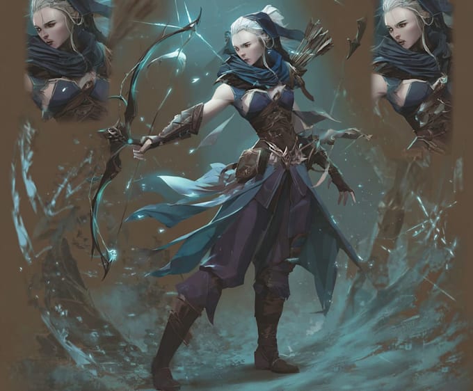 do a 2d game character or 2d game character