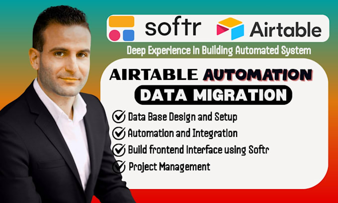 setup airtable database and softr webapp airtable automation workflow expert