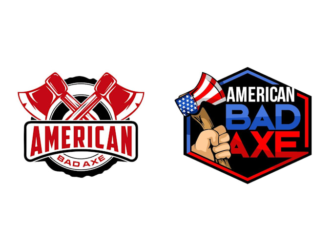 design unique axe logo