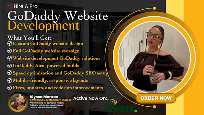 design or redesign yor godaddy website with SEO and airo optimization