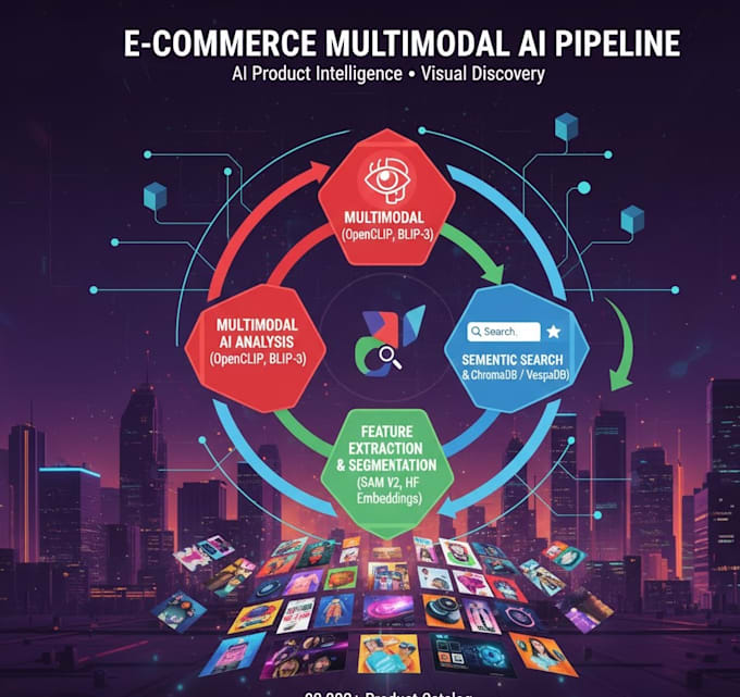 create a scalable image analysis system for product catalogs