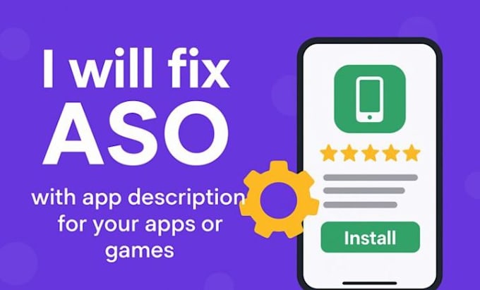 fix aso with app description for your apps or games