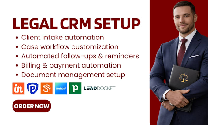 do legal CRM insightly lead docket bitrix24 practicepanther pipedrive smokeball