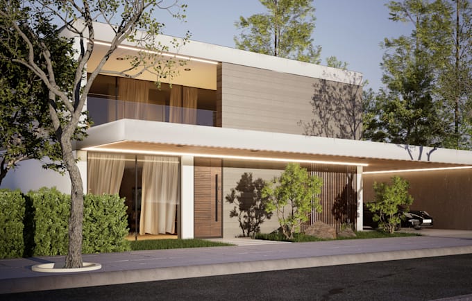Render the 3d model of your architecture project by Tomastejeda30 | Fiverr