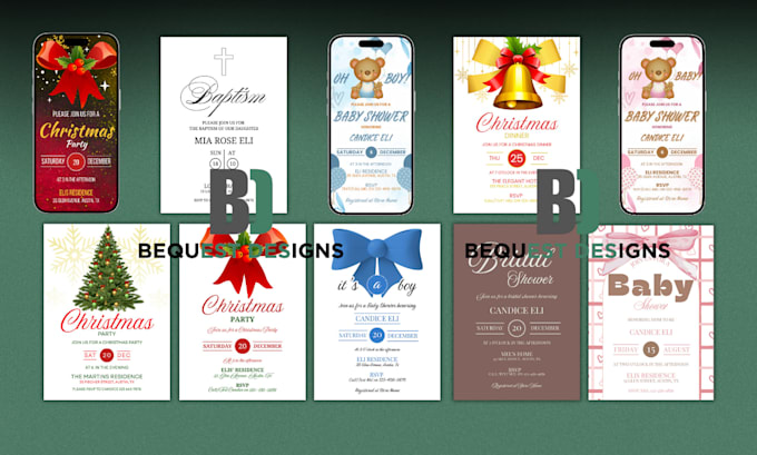 create and customize invitation cards in canva