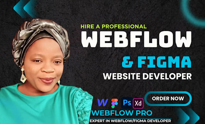 design or develop webflow website, figma to webflow, webflow landing page