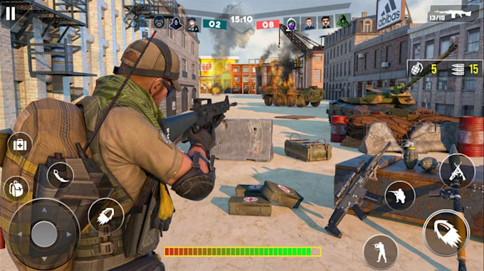 build online multiplayer action shooting game for PC, mobile