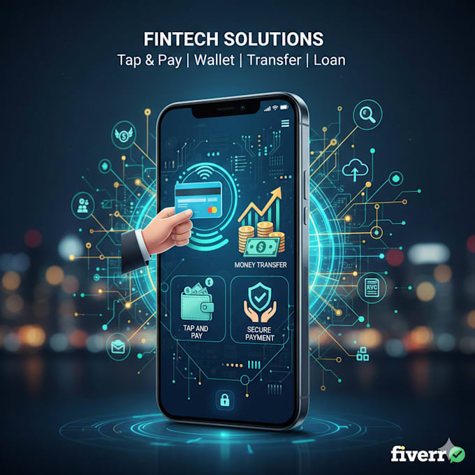 develop tap and pay app, payment app, money transfer app, loan app, wallet app