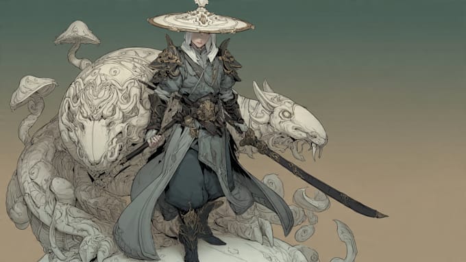 draw a fantasy illustration for you