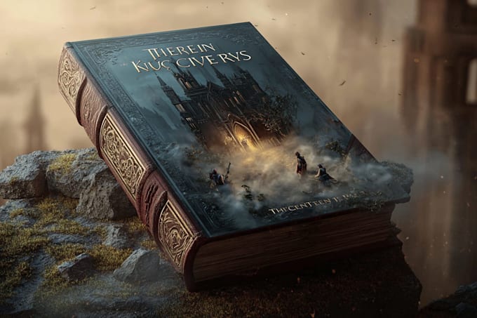 create epic tcg  fantasy book cover art