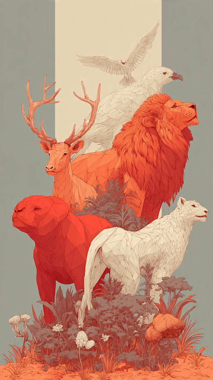create realistic animal illustration