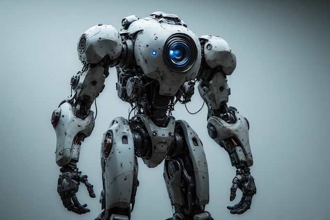 design spectacular robots, cyborgs and mechs