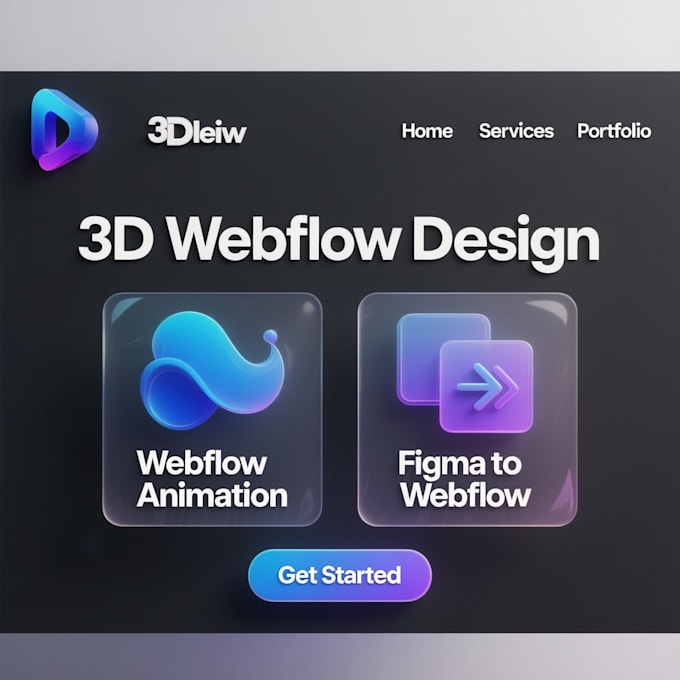 design webflow website, webflow animation, figma to webflow as webflow developer