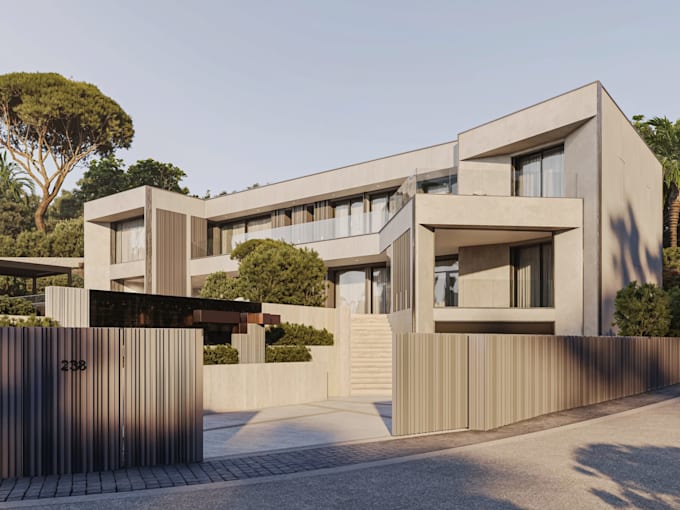 remodel vacant property, house virtual reality scene, architectural development