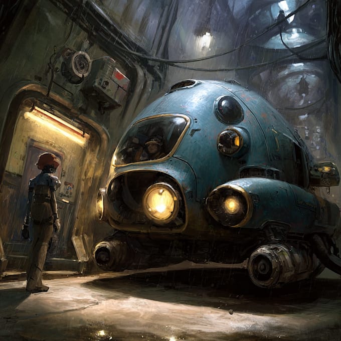 paint sci fi sci fi illustration and sci fi art