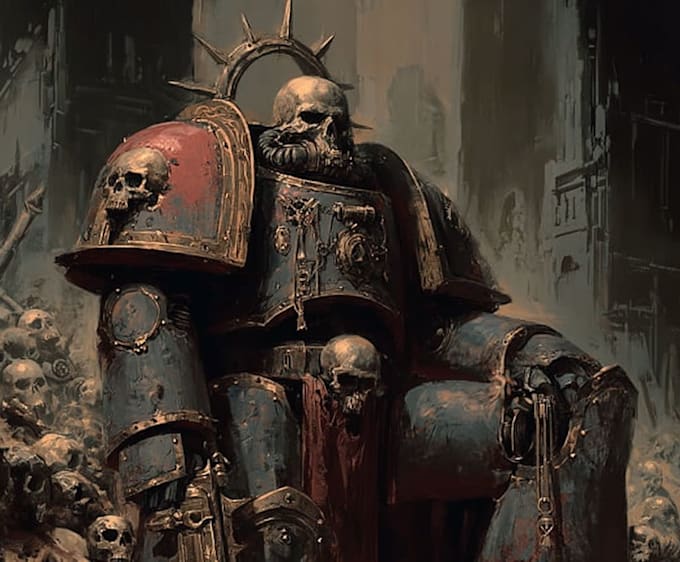 create warhammer 40k art