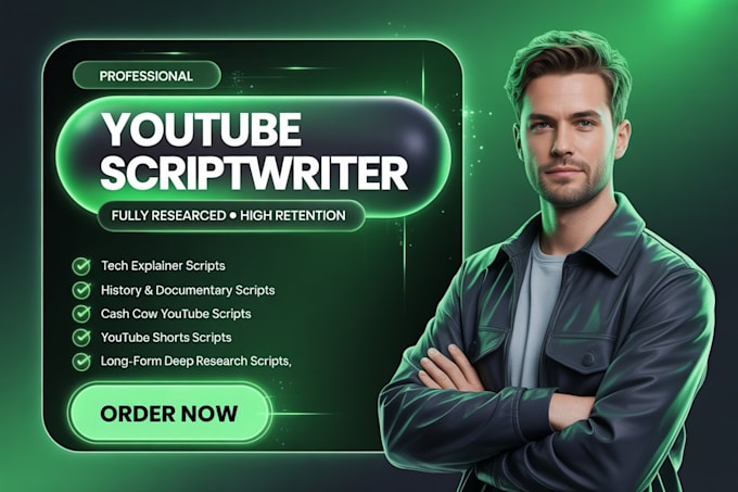write high retention youtube video scripts