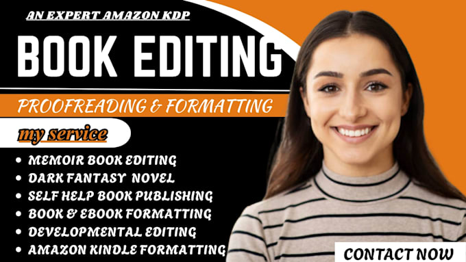 proofread memoir self help, fantasy nonfiction book editor for KDP formatting