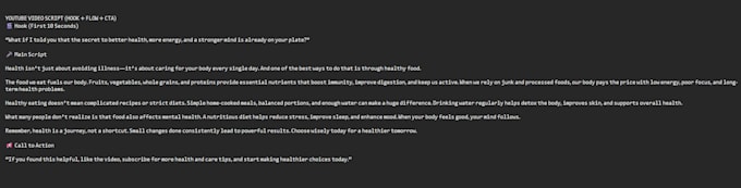 write engaging youtube scripts, blog posts, and SEO content for your brand