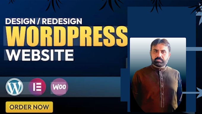 create custom word press website with elementor