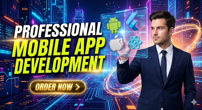 do flutter app development, android app, ios app, app creation