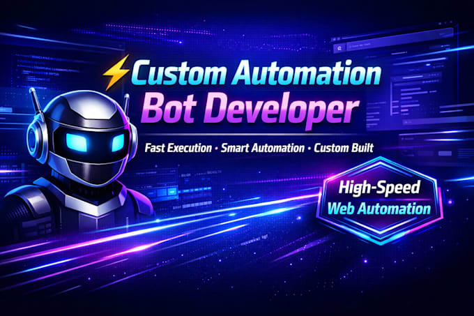 build a custom web automation or auto purchase bot