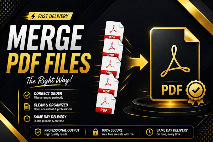 merge, combine and organize PDF files fast