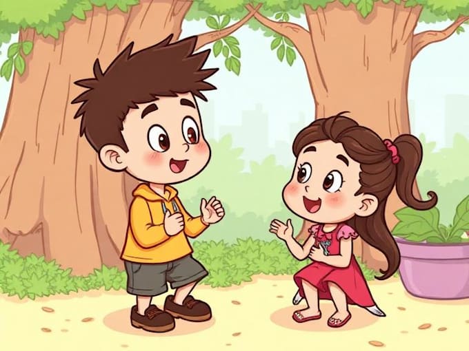 drawing a cartoon for you
