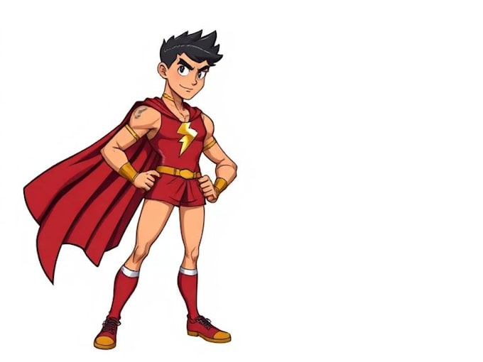 do a charcter of comic or design your comic character