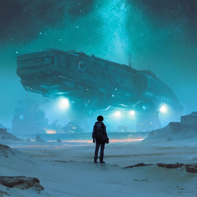 sci fi illustration and sci fi art
