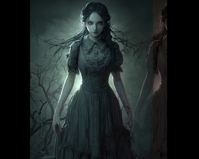 draw horror or monster design