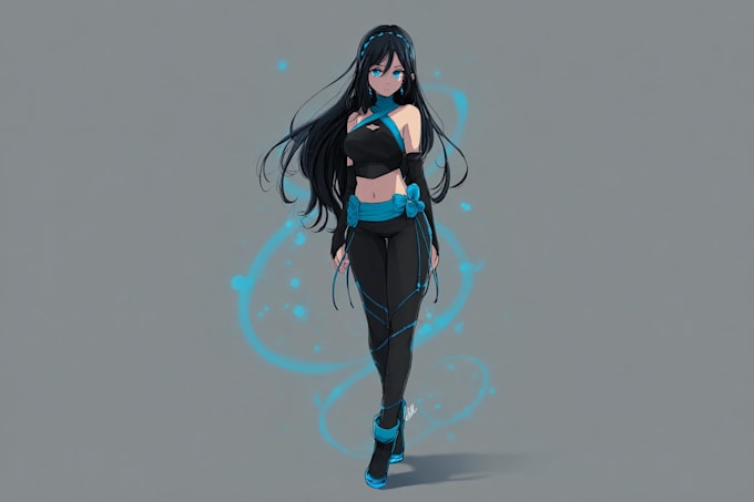 make a gorgeous anime character for you