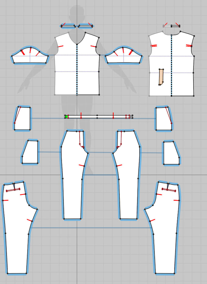 make your sample, tech pack and pattern
