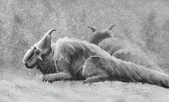 illustrate an accurate dinosaur or prehistoric animal