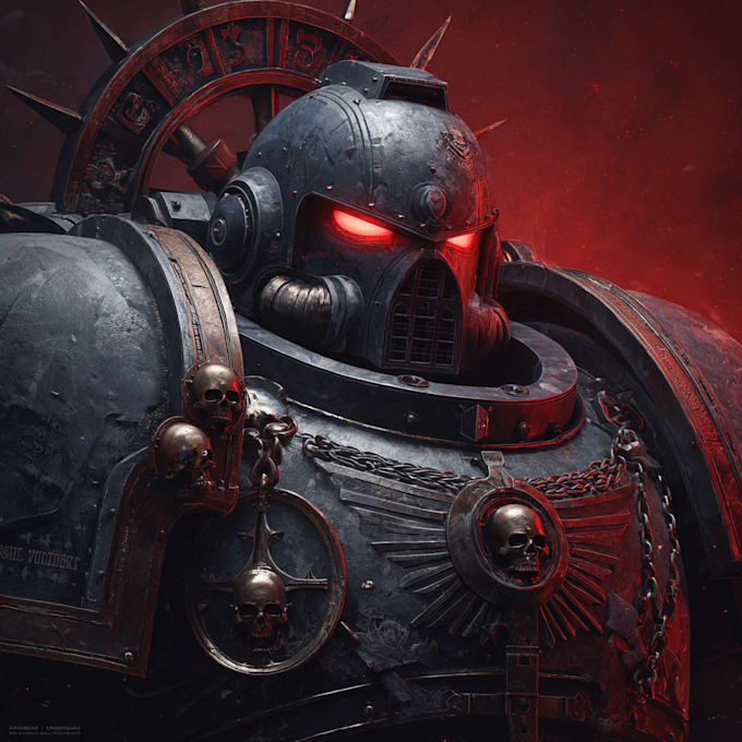 make epic high quality warhammer 40k character